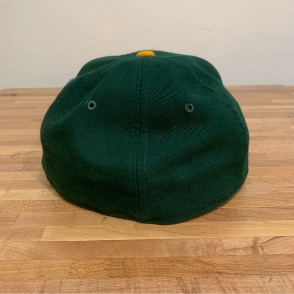 Vintage MLB Baseball New Era Pro Model Oakland A’s Athletics Wool Fitted Hat - Picture 3 of 7